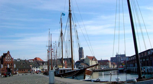 Hansestadt Wismar, Ostseeküste Mecklenburg-Vorpommerns, Quelle: Wikepedia  Urheber: Skram